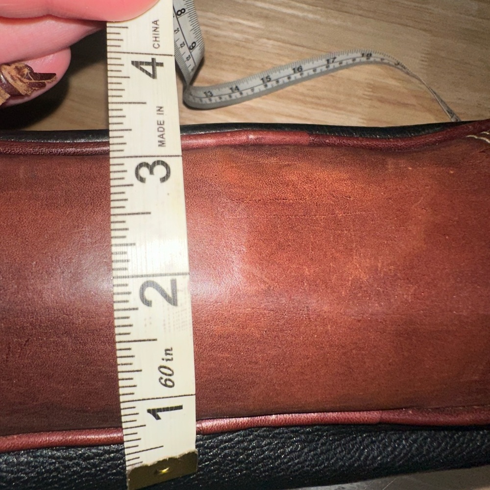Black and Brown Leather Men's Bag - Picture 10 of 10
